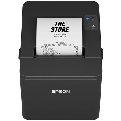 EPSON TM-T20IV C31CL47101, termální, řezačka, USB + serial, zdroj, černá