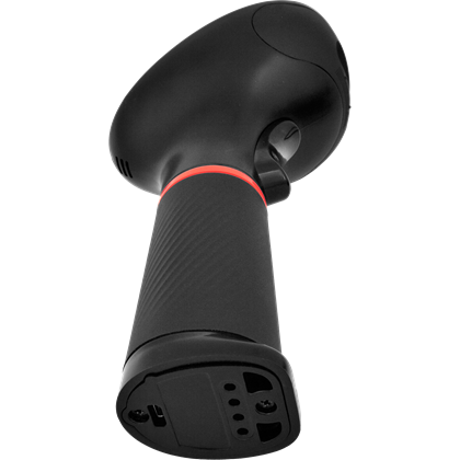 CCD 2D čtečka Virtuos HW-855A, bezdrátová, základna, USB (klávesnice/RS-232 emulace), černá
