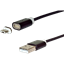 Datový kabel micro USB, magnetický, nabíjecí, 1,8 m
